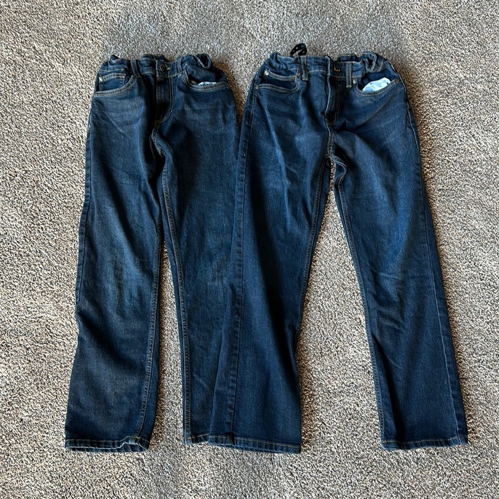 2 pairs of boys size 14 jeans